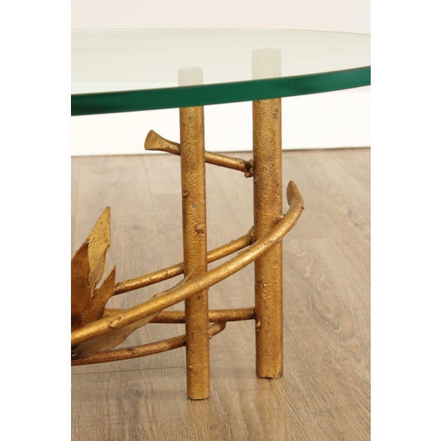 Mid 20th Century Silas Seandel Brutalist Lotus Oval Coffee Table For Sale - Image 9 of 13