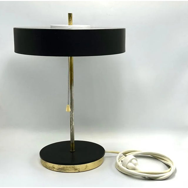 Mid-Century Table Lamp by Kamenický Šenov, Former Czechoslovakia, 1970s, in Very Good conditions. Designed 1970 to 1979...