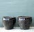 Vintage Glazed Ceramic Planters - Pair For Sale - Image 9 of 12