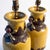1980s Chinese Export Style Jar / Vase Form Crackle Glaze Table Lamps W/ Fruit - Pair For Sale - Image 5 of 9