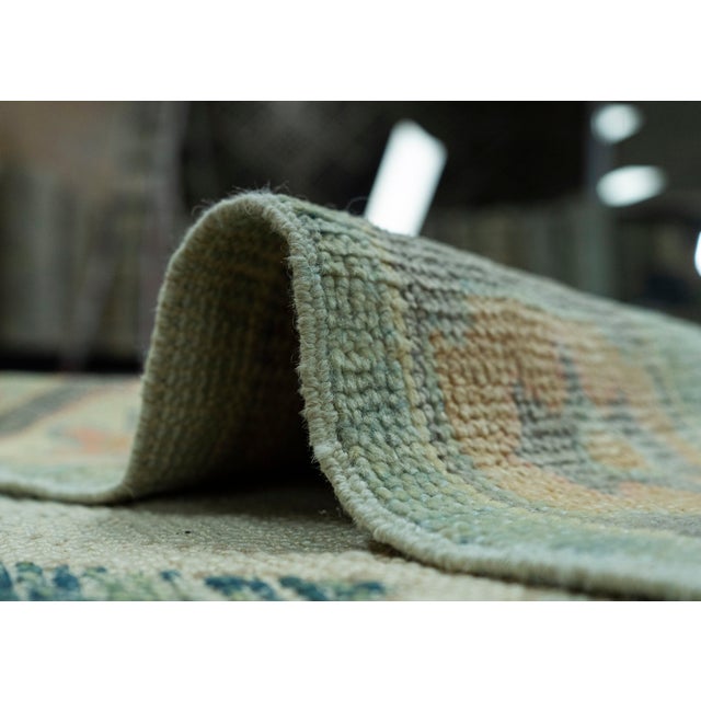 Early 21st Century Turkish Oushak Rug 3'9" x 24'1" #20129 For Sale - Image 5 of 8