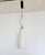 Glass Mid-Century Modern Italian Pendant Light in Milky White Glass, 1970s For Sale - Image 7 of 17