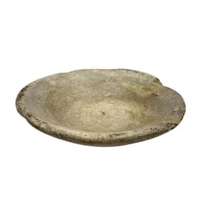 Vintage Stone Plate For Sale - Image 4 of 5