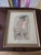 A fine original vintage signed painting of a seated debutante. Having stylized execution naturalistically depicting the...