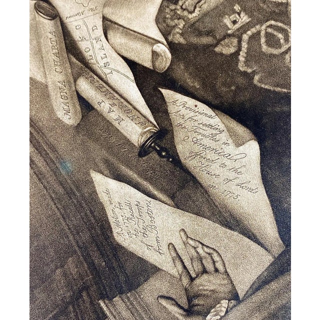 Of William Pitt, Earl of Chatham: Rare Framed Mezzotint After Brompton, 1779 For Sale - Image 10 of 11