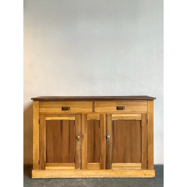 Vintage Boho Pine Sideboard For Sale - Image 9 of 11