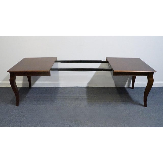Bassett Furniture Cherry Traditional American Empire Style 84" Dining Table 4469-3660 For Sale - Image 10 of 11