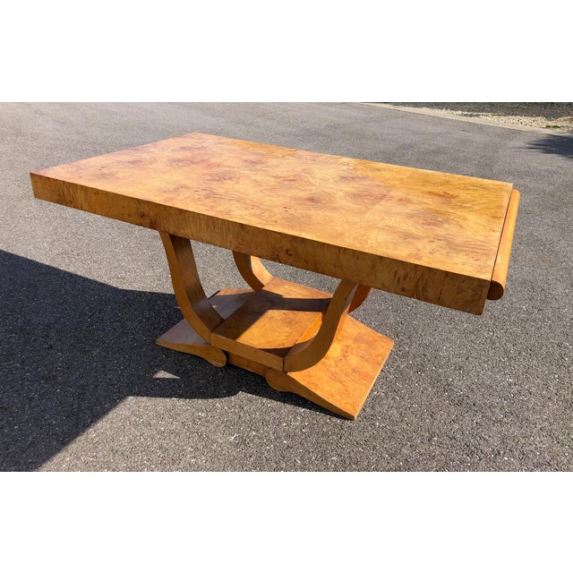 1930s Art Deco Chairs and Table, 1930s, Set of 7 For Sale - Image 5 of 14