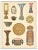 A. Alessio, Decorative Motifs: Chinese, Chromolithograph, Early 20th Century For Sale