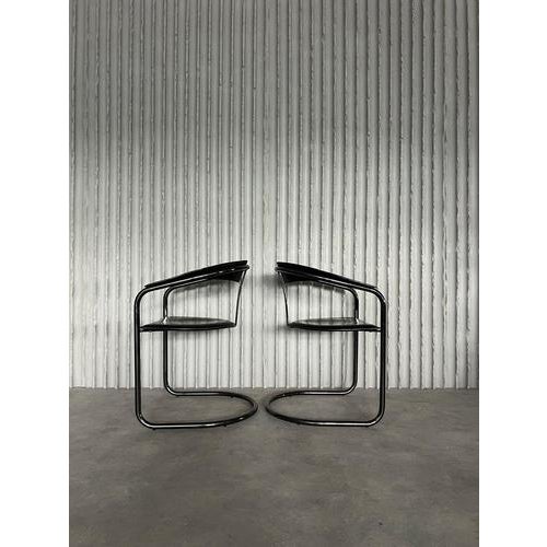Leather Chairs from Arrben, Set of 3 For Sale - Image 10 of 10