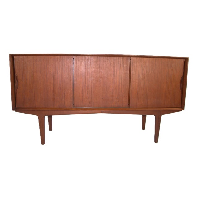 1960s Mid Century Danish Modern Knud Nielson Sideboard For Sale