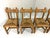 Rustic Blonde Oak Dining Chairs, 1960s, Set of 6 For Sale - Image 11 of 18