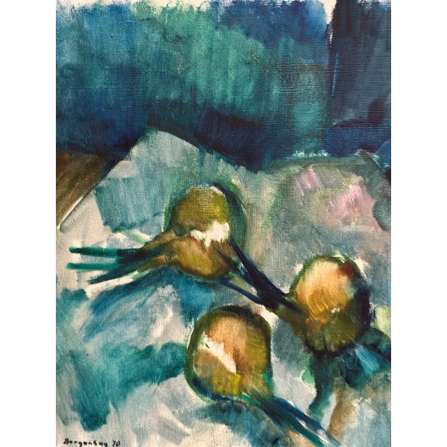 Bergengren, Abstract Composition, 1970, Oil on Canvas, Framed For Sale - Image 11 of 18