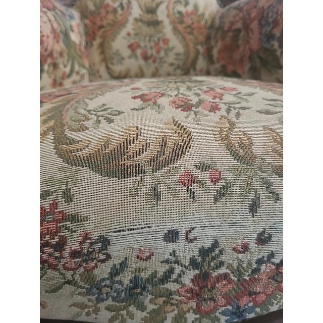 Louis Philippe Style Living Room Armchair, 1940s For Sale - Image 14 of 15