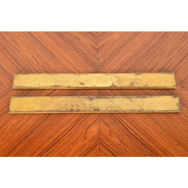 Tiffany Studios New York Zodiac Bronze Doré Blotter Ends For Sale - Image 9 of 12