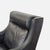 Restoration Hardware Madsen Black Leather Lounge Chair For Sale In San Francisco - Image 6 of 10