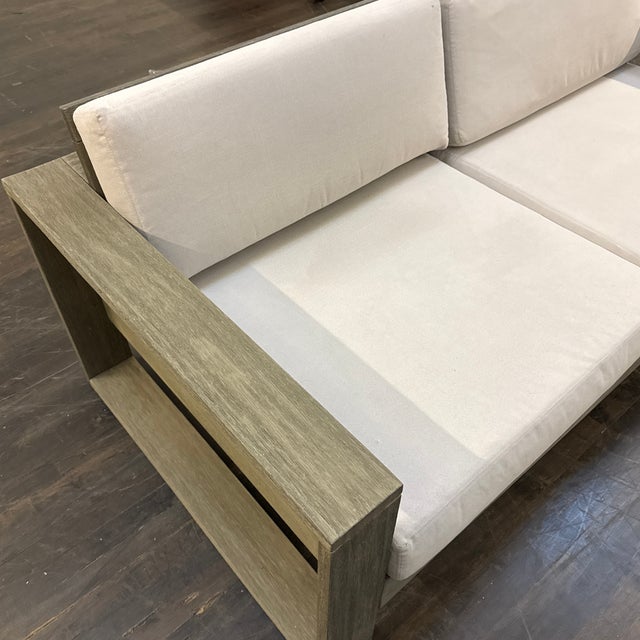 West Elm Portside Outdoor Sofa For Sale - Image 10 of 12