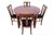 Art Deco Round Table with Four Chairs, Poland, 1940s, Set of 5 For Sale - Image 17 of 18