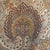 Double sided decorative pillow cover handcrafted from 100% linen/cotton with colorful teardrop Persian flower brown, red,...