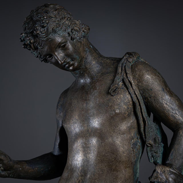 Bronze of Narcissus after the Antique, 20th Century For Sale - Image 14 of 18