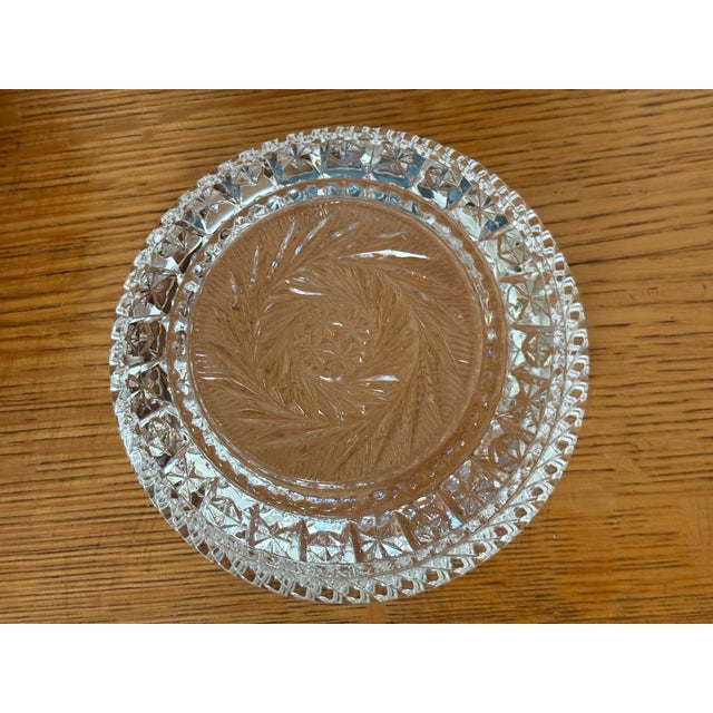 Vintage Midcentury Cut Glass Bowls, Set of Four For Sale In Sacramento - Image 6 of 9