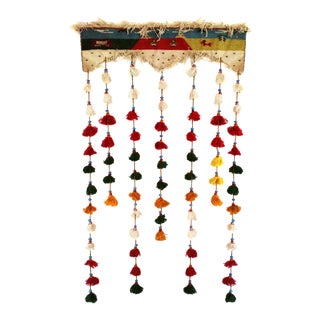 Handmade Kilim With Tassel Beads For Sale