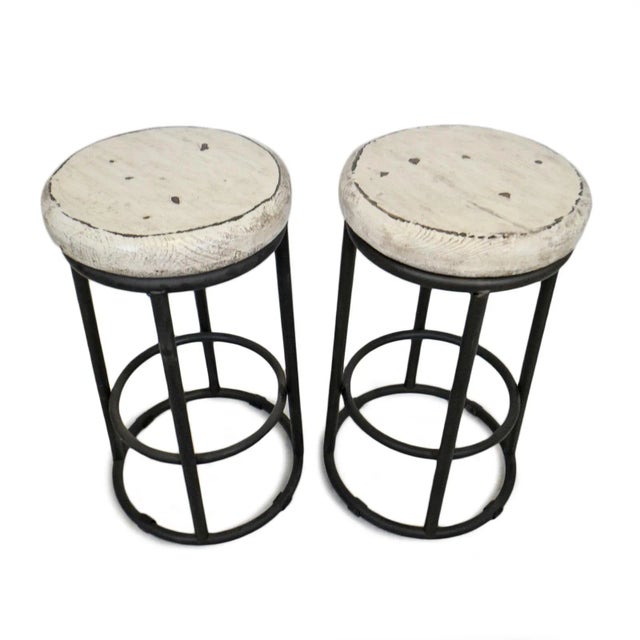 Color Pop White Counter Stool For Sale In Los Angeles - Image 6 of 7