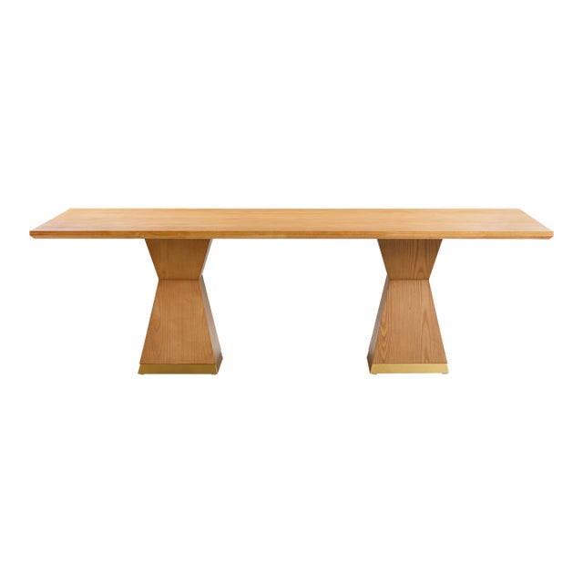 Nolan Natural Wood Dining Table For Sale