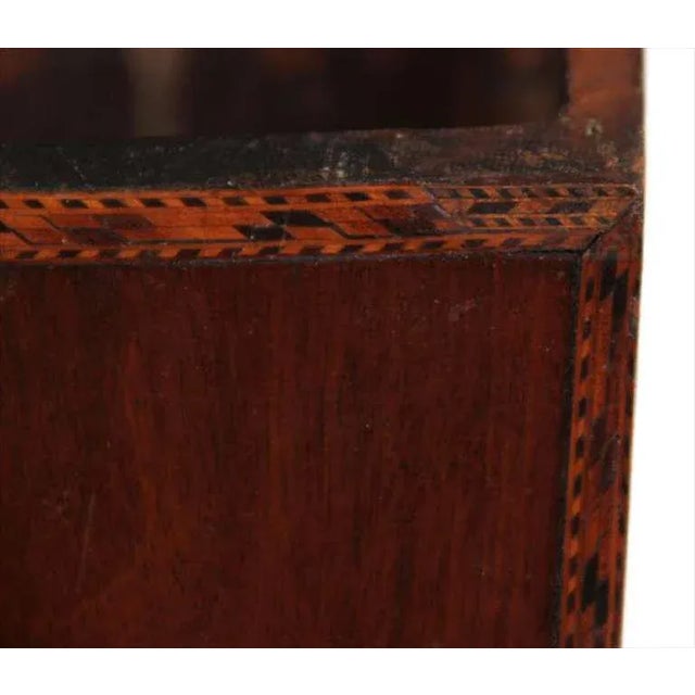 American Inlaid Mahogany Candle Box, 19th Century For Sale In Savannah - Image 6 of 7