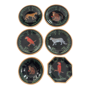Set of “Safari” Dinnerware by Raymond Waites- 25 Pieces