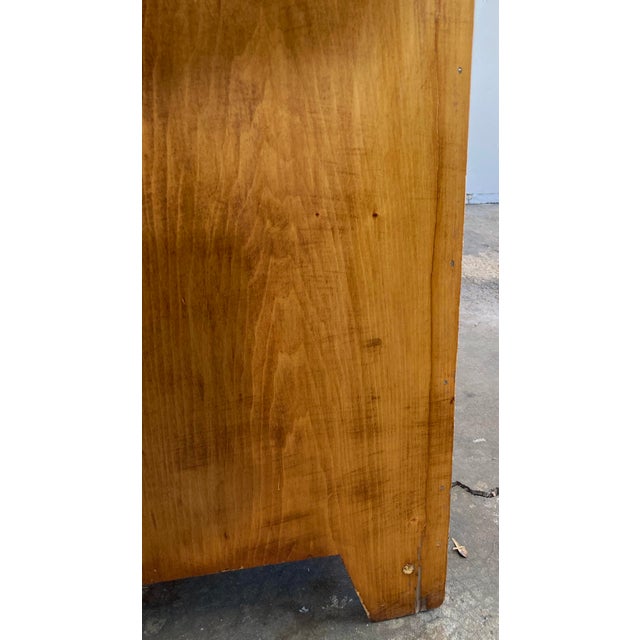 Brown Antique Early American Country Pine Dresser W/ Porcelain Knobs For Sale - Image 8 of 10