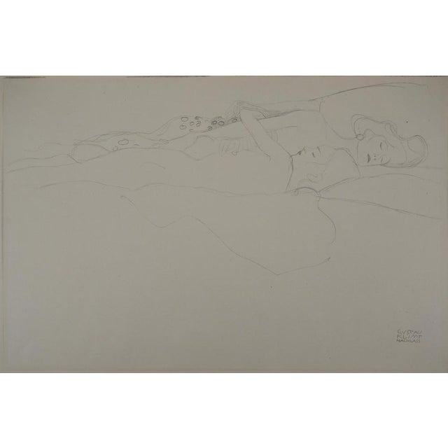 Gustav Klimt, The Embrace, 1919, Lithograph For Sale - Image 3 of 9