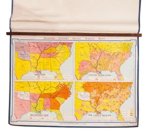 Vintage Denoyer Geppert Map