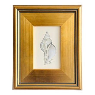 Original Handpainted Seashell Painting For Sale