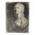 Antique French Neoclassical Atelier Study of a Female Bust (Charcoal on Paper) For Sale