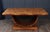 Art Deco French U-Base Dining Table in Burr Walnut, 1930s For Sale - Image 6 of 15