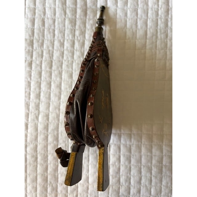 French Pair of Antique French Bellows For Sale - Image 3 of 7