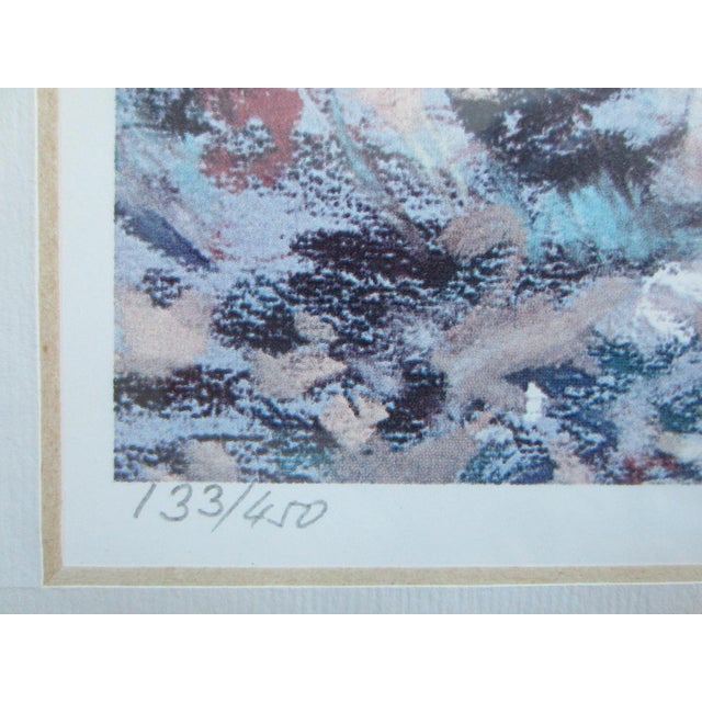 1970s 1970s Kamil Kubik Fall in Central Park Impressionist Signed Lithograph For Sale - Image 5 of 13