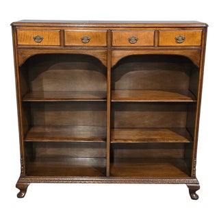 French Open Adjustable Library Bookcase, 1920 For Sale