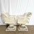 Russell Woodard Mid Century Modern Spun Fiberglass Swivel Dining Arm Chairs - Set of 4 For Sale - Image 4 of 6