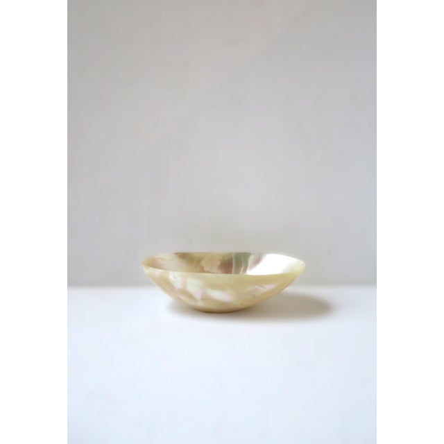 White Mother of Pearl Dish Bowl Caviar For Sale - Image 8 of 9