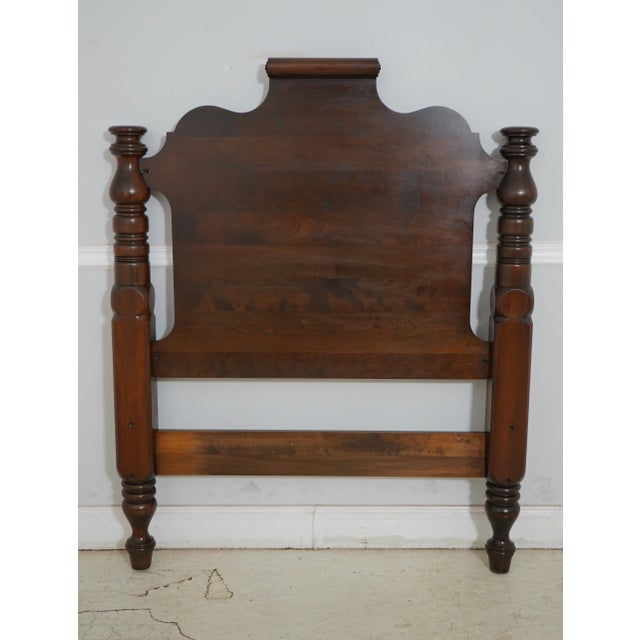 Age: Approx: 10 Years Old Details: Solid Cherry Nice Tall Scrolled Back High Quality Construction New Floor Model Form New...