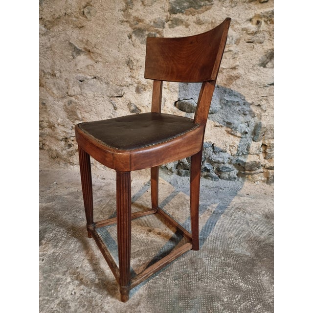 Antique French Beechwood Chair, Early 1900s For Sale - Image 11 of 17