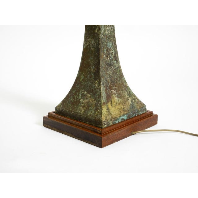 Bronze Verdigris Floor Lamp by Stewart Ross James for Hansen Lighting, USA, 1960s For Sale - Image 17 of 18