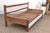 Wood 96" Carved Jali Distressed Two-Tone White Daybed For Sale - Image 7 of 11