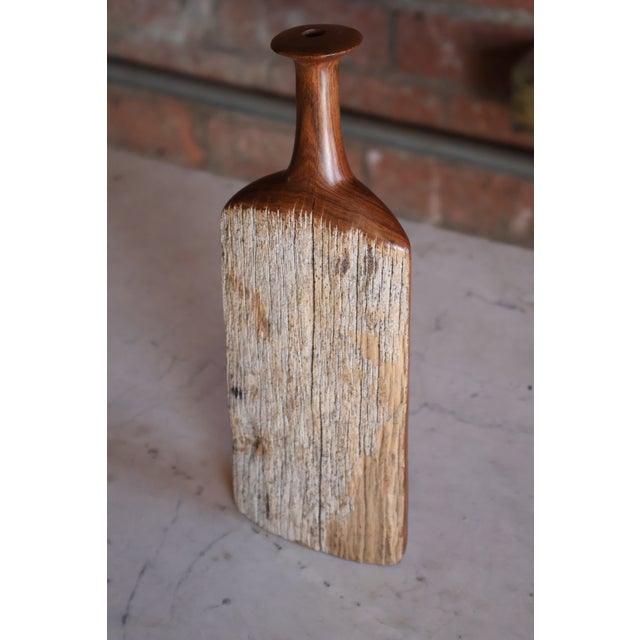 Wood Vase Attributed to Doug Ayers, California, 1970s For Sale - Image 14 of 15