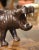 Mid-Century French Patinated Leather Hippopotamus Sculpture For Sale - Image 4 of 10