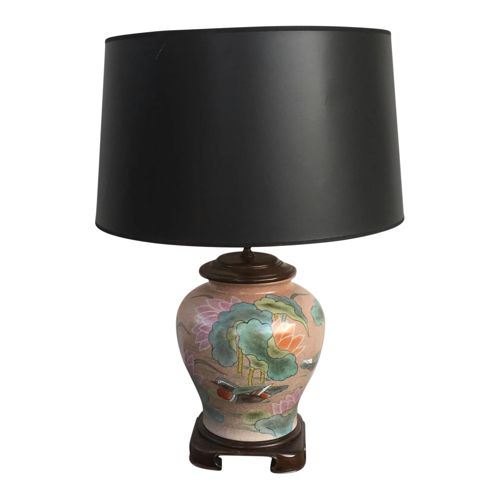 Late 20th Century Vintage Wildwood Table Lamp | Chairish