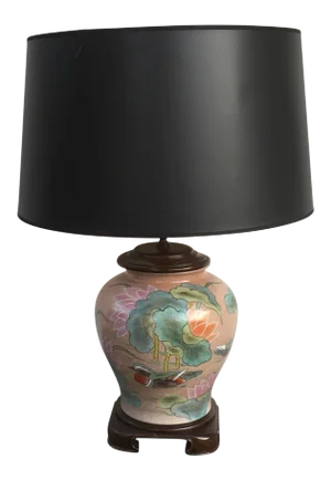 Late 20th Century Vintage Wildwood Table Lamp