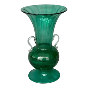 Hand Blown Italian Art Glass Vase